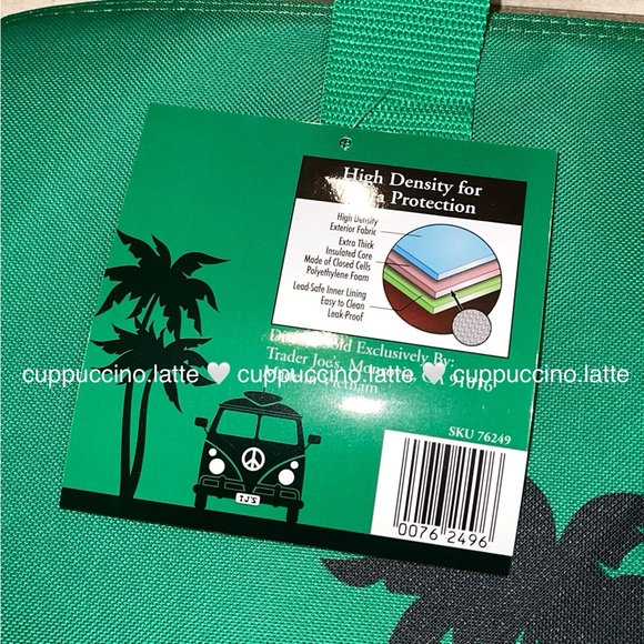 💚NWT💚Trader Joe’s Limited Edition Emerald Green Reusable Insulated Cooler - Picture 12 of 12